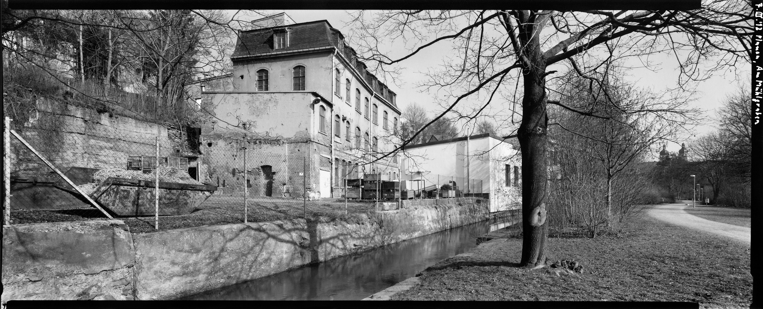 2012-03-07, Plauen, beim Mühlgraben unterhalb der Trockentalstraße