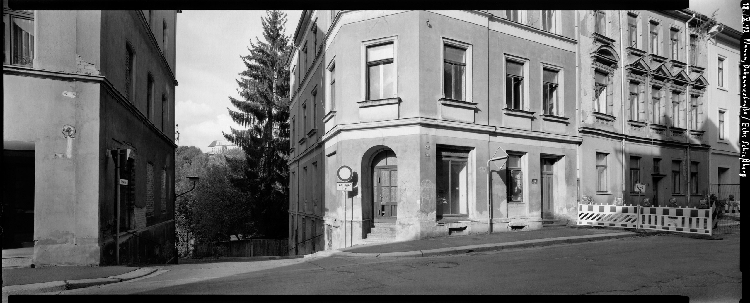 2012-09-18, Plauen, Dobenaustraße, Ecke Schießberg